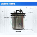 Portable type stainless steel pressure Autoclave 24L sterilizer